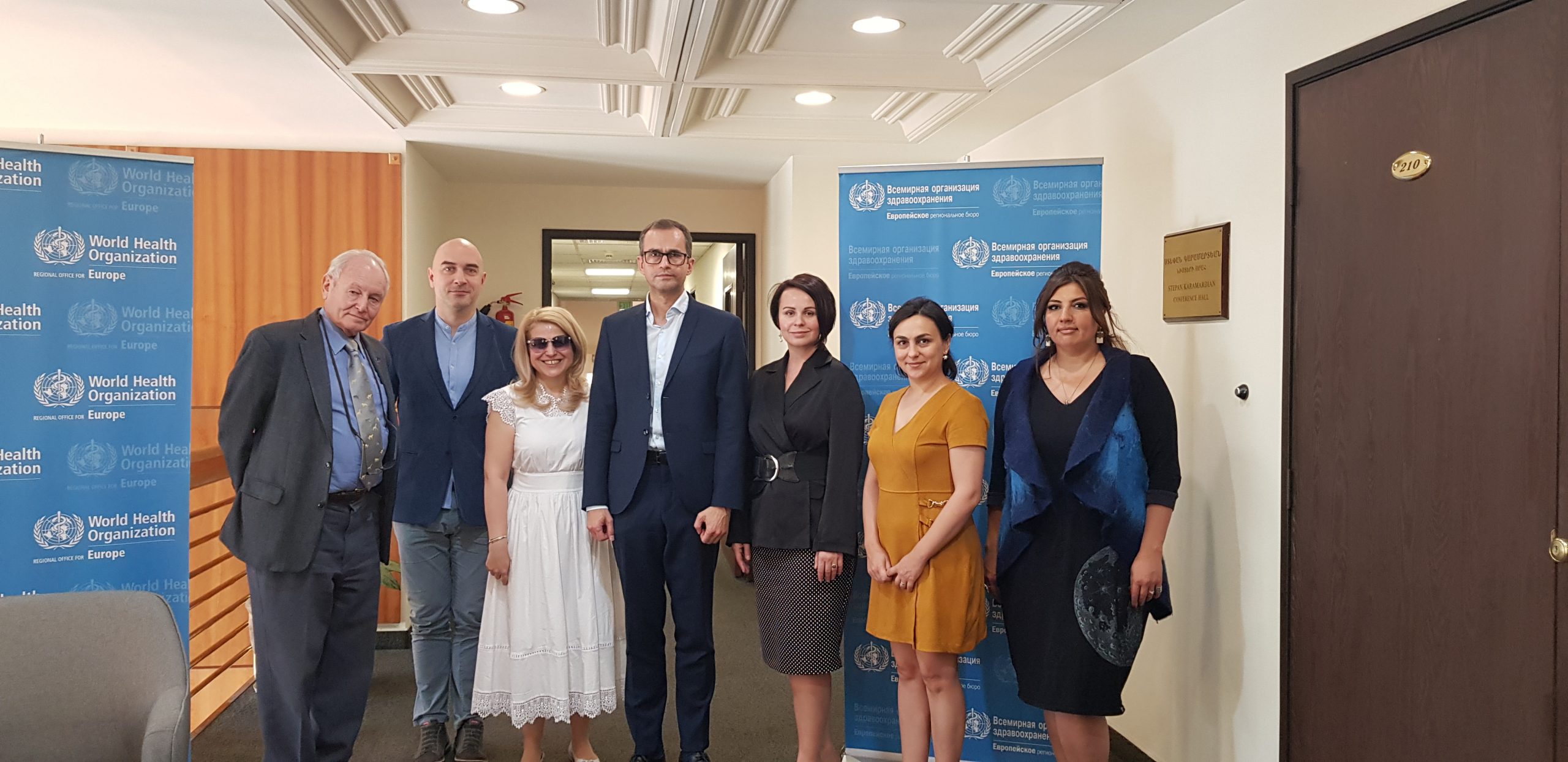 Members of the TB Coaching Visit in Armenia